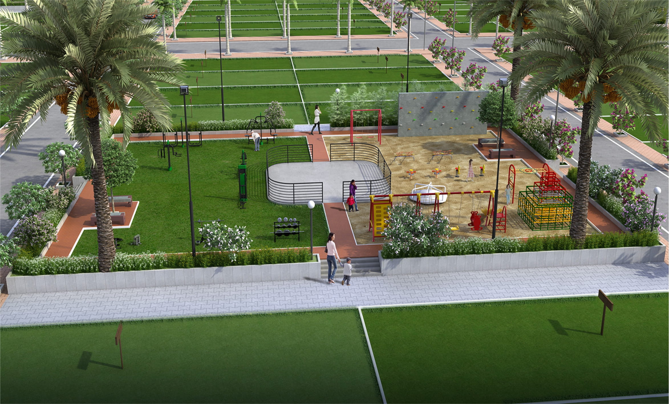 Kids play area