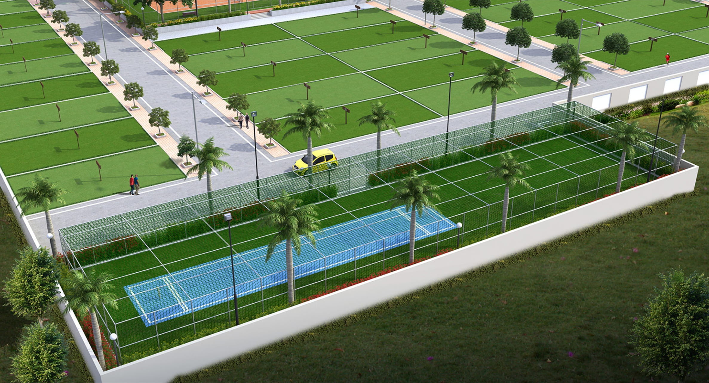 Cricket practice net